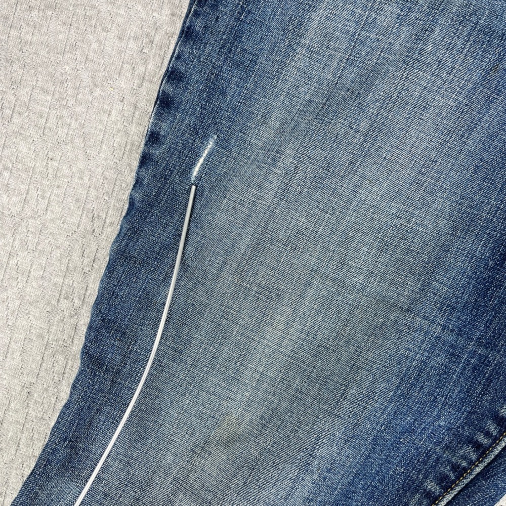 Levi's 515 Boot Cut Jeans Women 16/36X30 Medium Wash Blue Flap Pocket high-rise - Picture 12 of 16